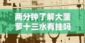 两分钟了解大菠萝十三水有挂吗”最新辅助详细教程