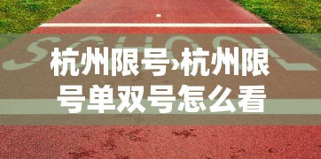 杭州限号›杭州限号单双号怎么看