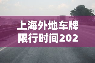 上海外地车牌限行时间2020 → 上海外地车牌免限行条件
