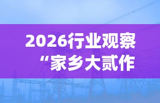 2026行业观察“家乡大贰作弊软件(透视挂)(确实真的有挂) 2026行业观察“家乡大贰作弊软件(透视挂)(确实真的有挂)