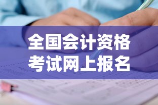 全国会计资格考试网上报名系统—（全国会计专业网上报名系统）
