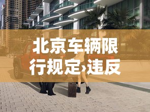 北京车辆限行规定›违反北京限行规定如何处罚
