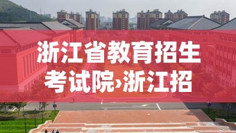 浙江省教育招生考试院›浙江招生考试网