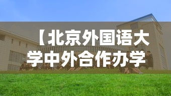 【北京外国语大学中外合作办学,北京外国语大学中外合作办学学费多少】