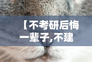 【不考研后悔一辈子,不建议考研出省的原因】