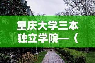 重庆大学三本独立学院—（重庆大学最建议去的三个专业）