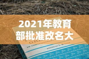 2021年教育部批准改名大学—（2026年教育部批准更名的大学）