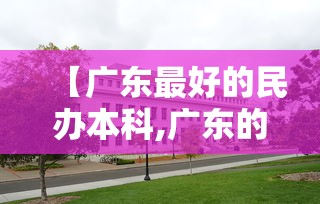 【广东最好的民办本科,广东的公办大专】