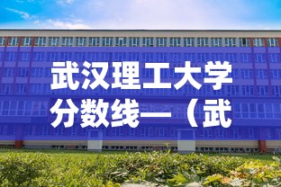 武汉理工大学分数线—（武汉理工大学分数线湖北）