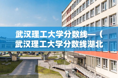 武汉理工大学分数线—（武汉理工大学分数线湖北）