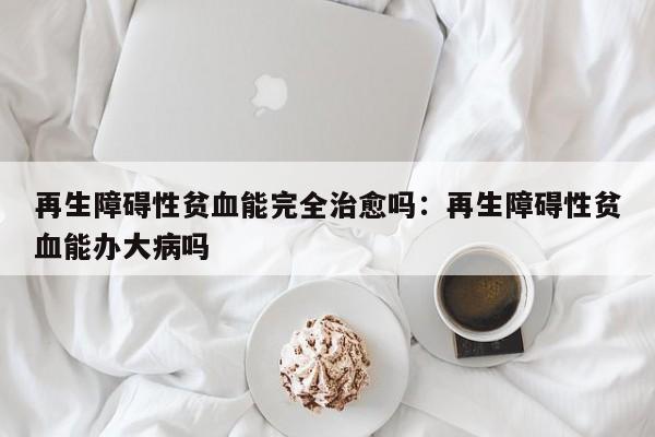 再生障碍性贫血能完全治愈吗:再生障碍性贫血能办大病吗